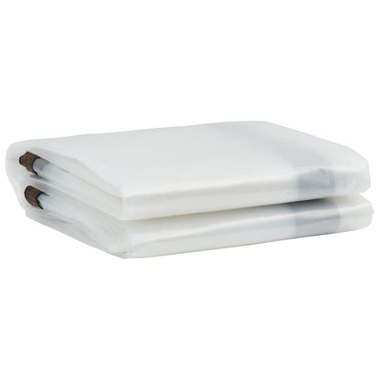 Transparente Plane mit Ösen 4x6 m Polyethylen