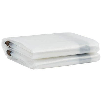 Transparente Plane mit Ösen 4x8 m Polyethylen