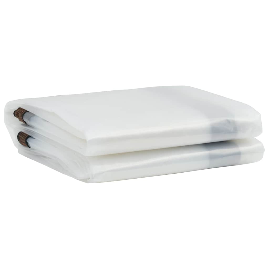 Transparente Plane mit Ösen 4x10 m Polyethylen
