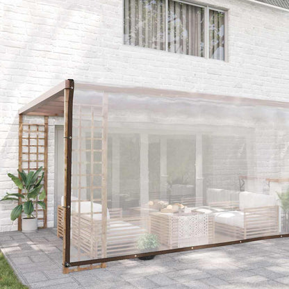 Transparente Plane mit Ösen 5x10 m Polyethylen