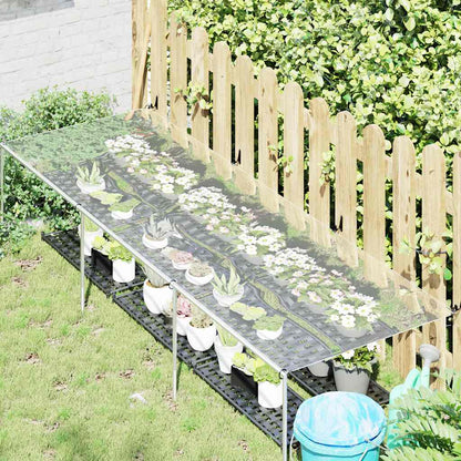 Transparente Plane mit Ösen 1x3 m PVC