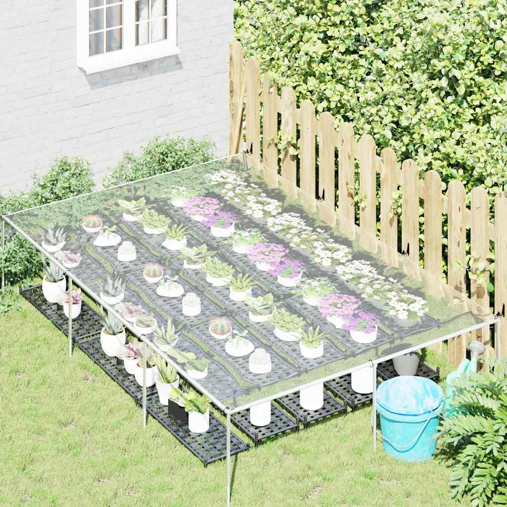 Transparente Plane mit Ösen 2x3 m PVC
