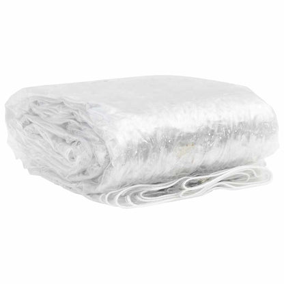 Transparente Plane mit Ösen 2x12 m PVC
