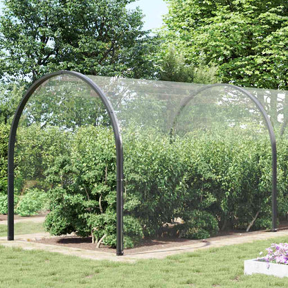Transparente Plane mit Ösen 5x12 m PVC