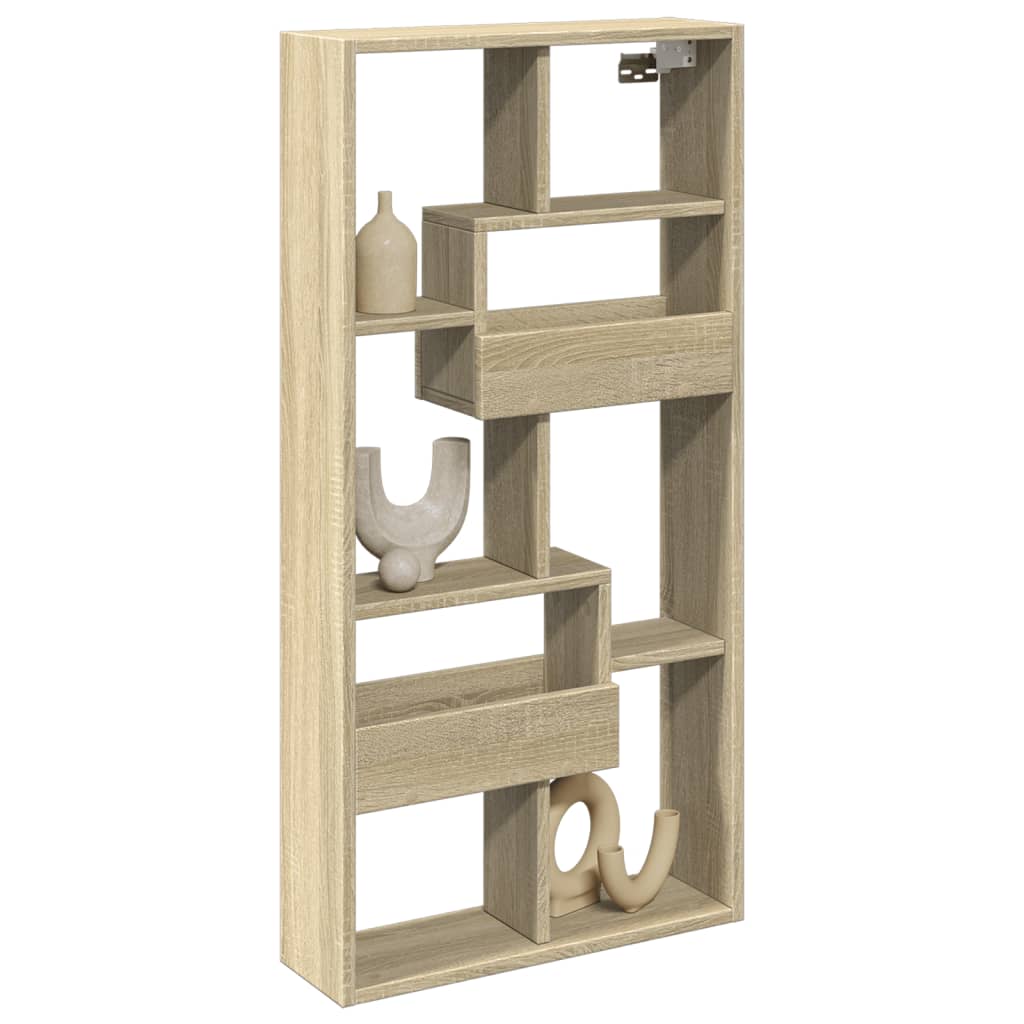 Wandschrank Sonoma-Eiche 50x15x100 cm Holzwerkstoff