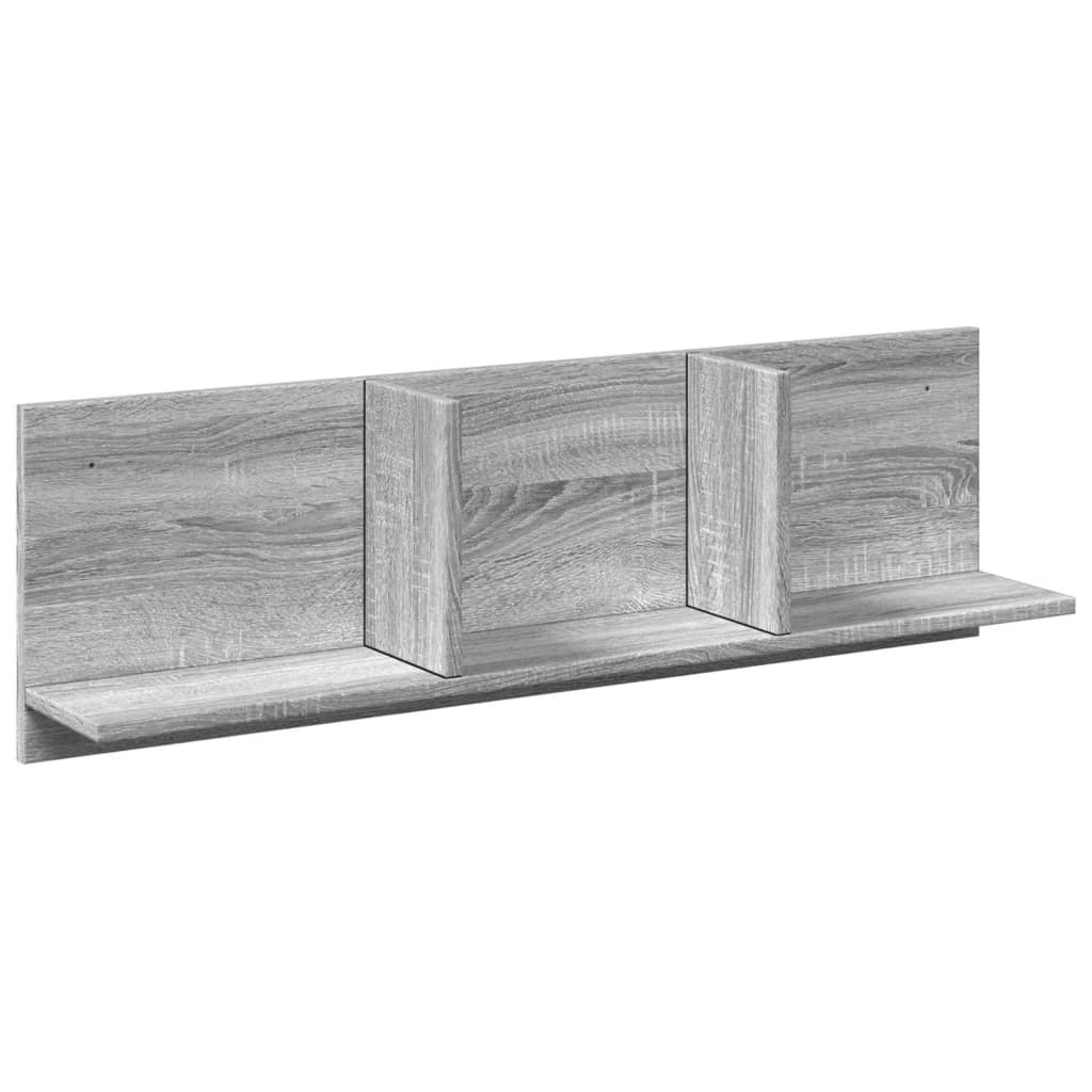 Élément mural 100x16,5x30 cm matériau bois Sonoma gris