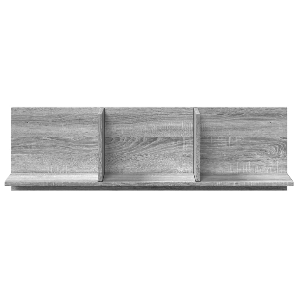 Élément mural 100x16,5x30 cm matériau bois Sonoma gris