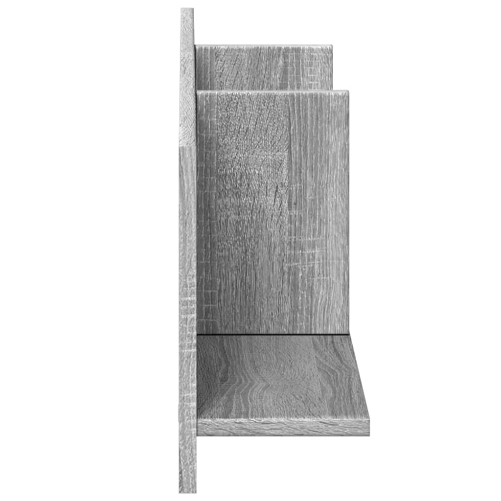 Élément mural 100x16,5x30 cm matériau bois Sonoma gris