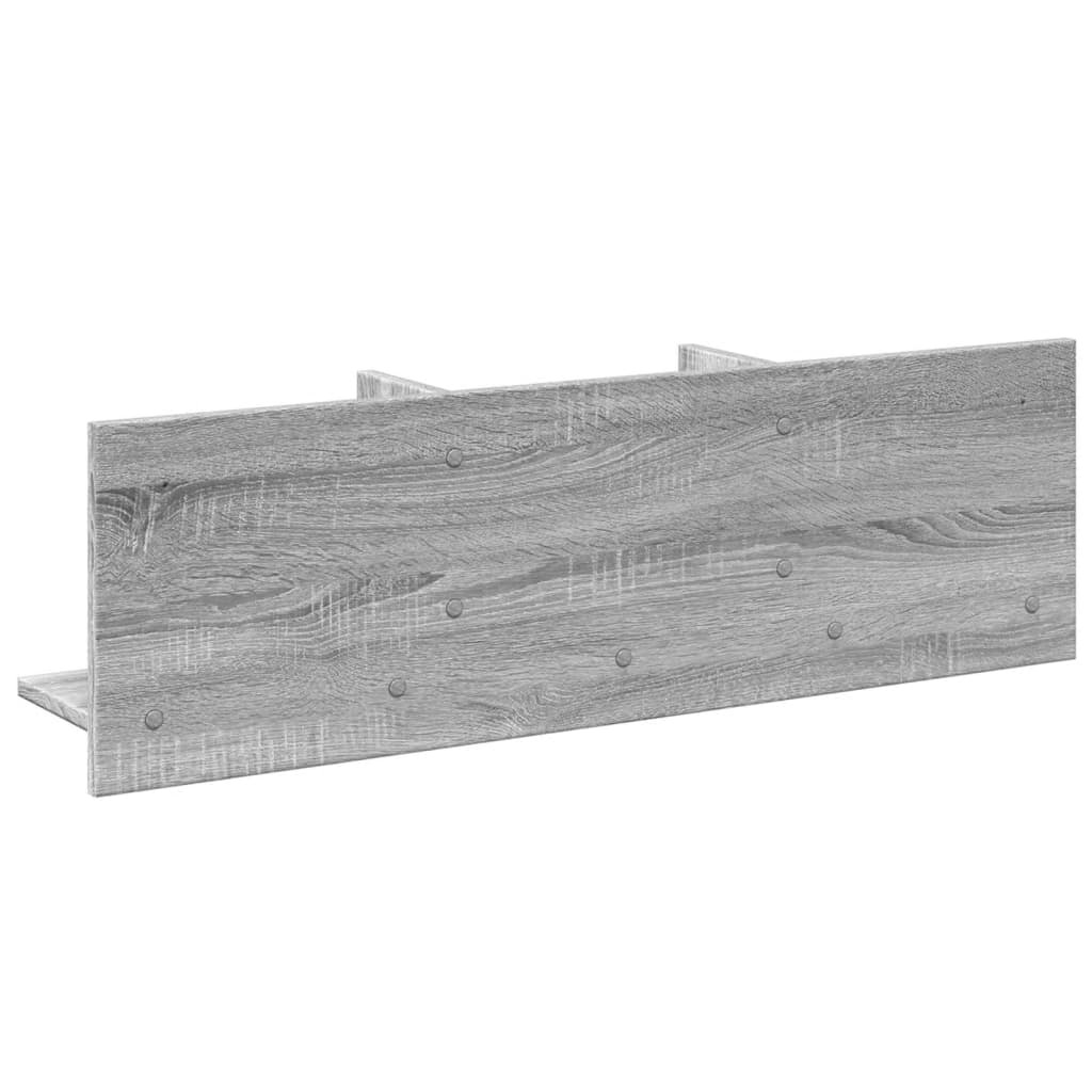 Élément mural 100x16,5x30 cm matériau bois Sonoma gris