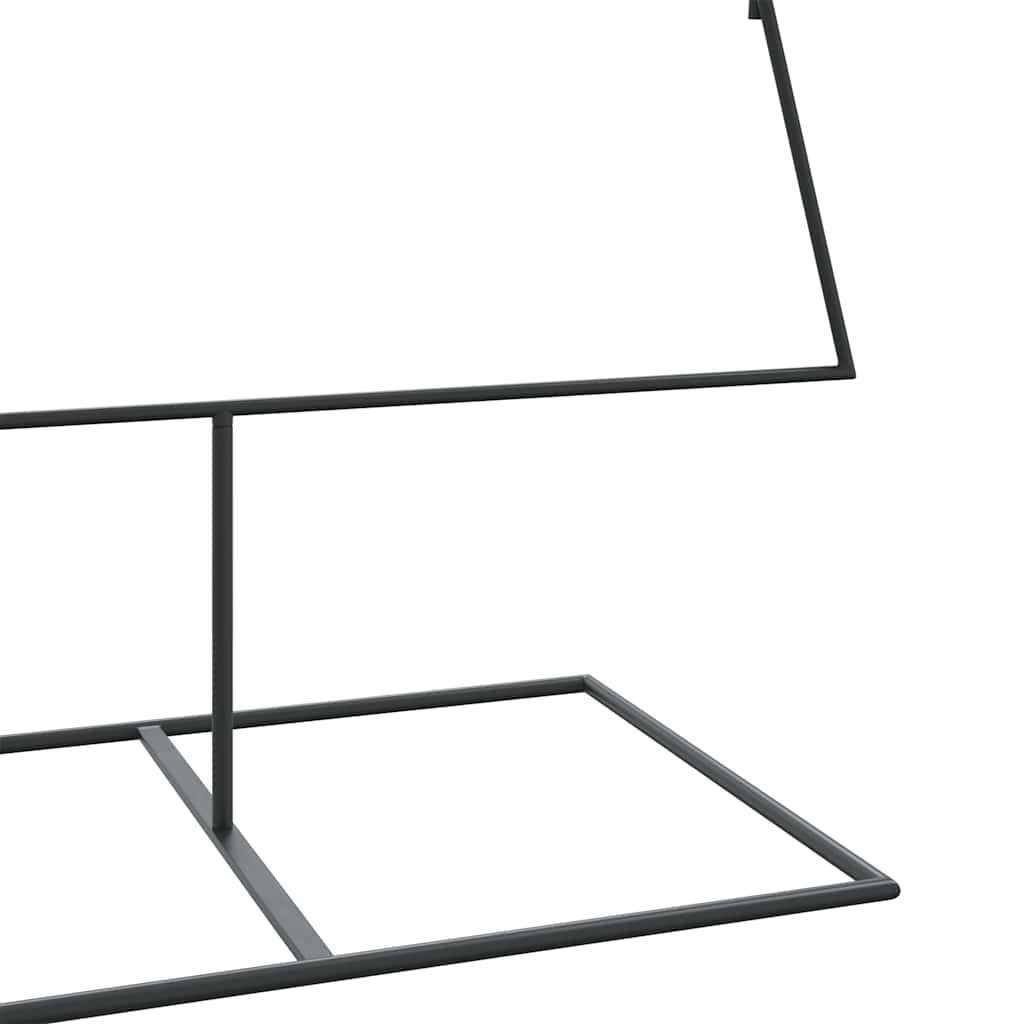 Metall-Weihnachtsbaum zum Dekorieren Schwarz 210 cm