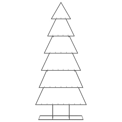 Metall-Weihnachtsbaum für Dekorationen Schwarz 180 cm