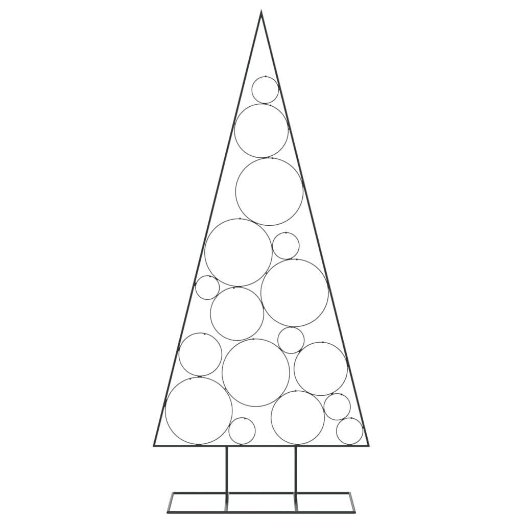 Metall-Weihnachtsbaum für Dekorationen Schwarz 180 cm