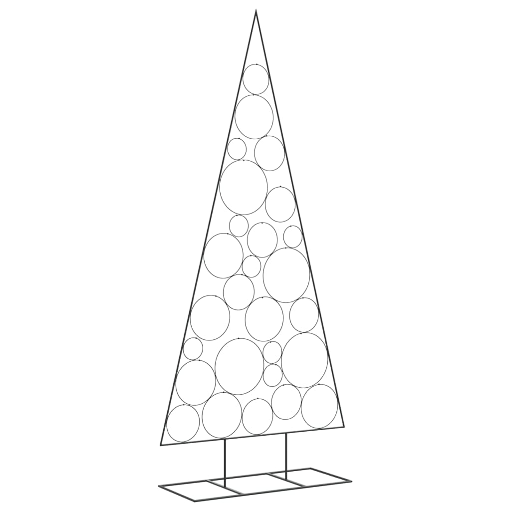 Metall-Weihnachtsbaum zum Dekorieren Schwarz 210 cm