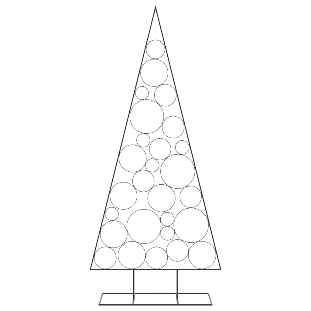 Metall-Weihnachtsbaum zum Dekorieren Schwarz 210 cm