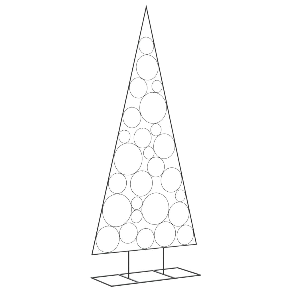 Metall-Weihnachtsbaum zum Dekorieren Schwarz 210 cm