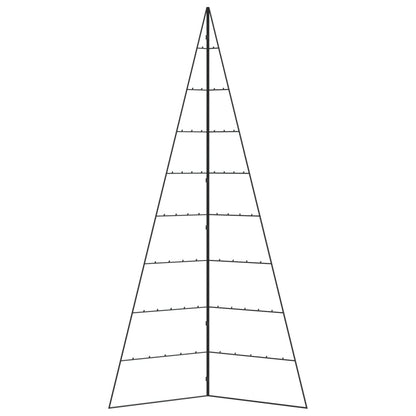 Metall-Weihnachtsbaum zum Dekorieren Schwarz 210 cm
