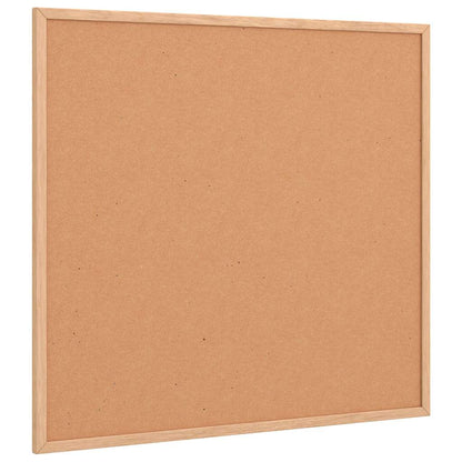 Korktafel mit Rahmen aus massivem Kiefernholz 60 x 55 cm