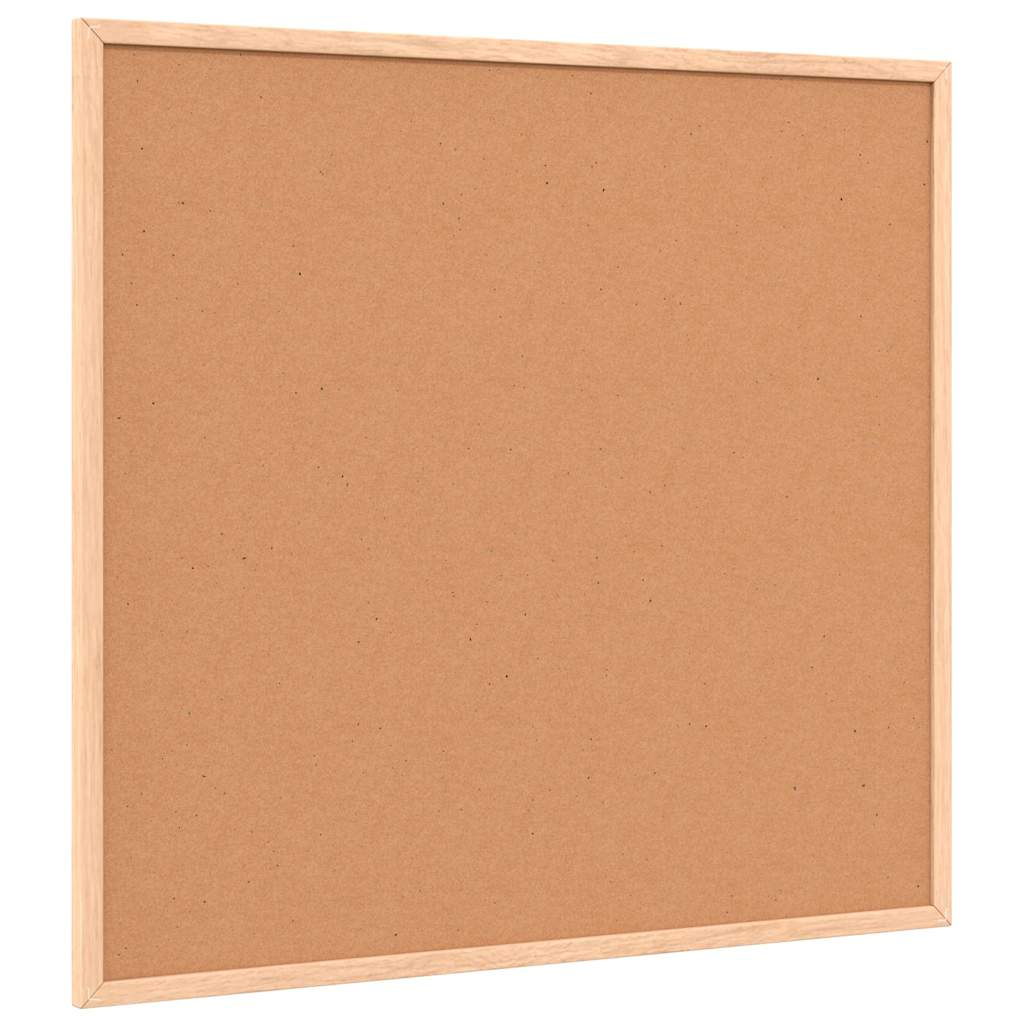 Korktafel mit Rahmen aus massivem Kiefernholz 60 x 55 cm