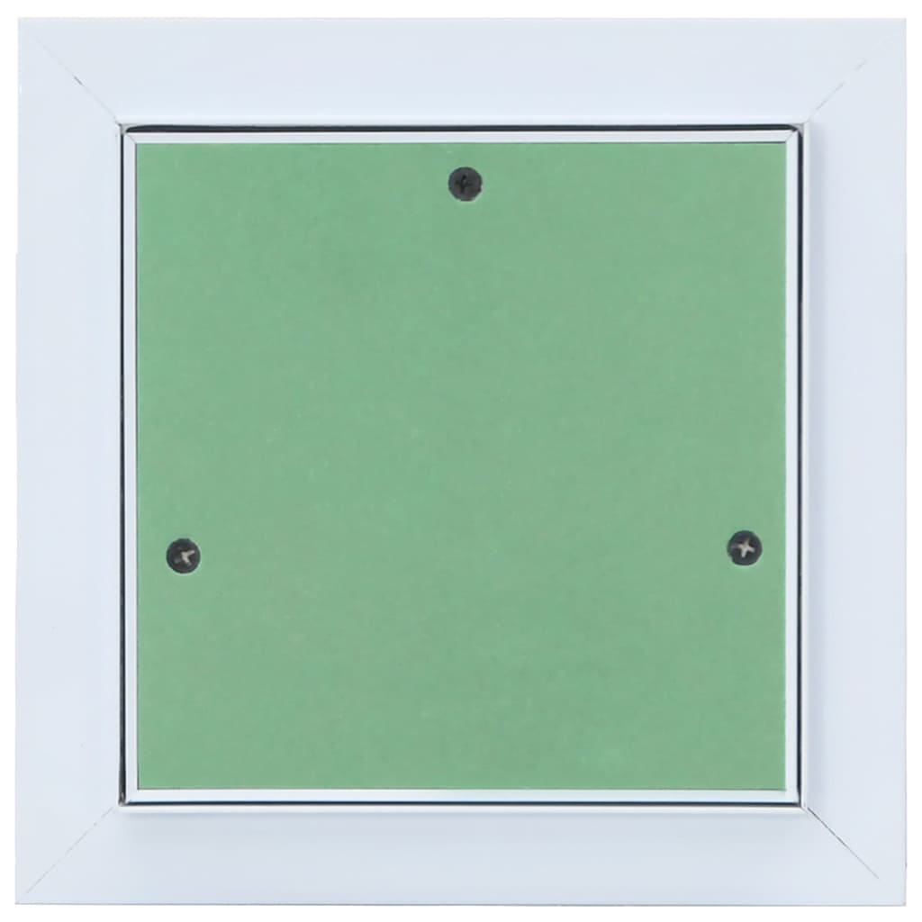 Zugangsklappe Grün und Silber 20 x 20 cm