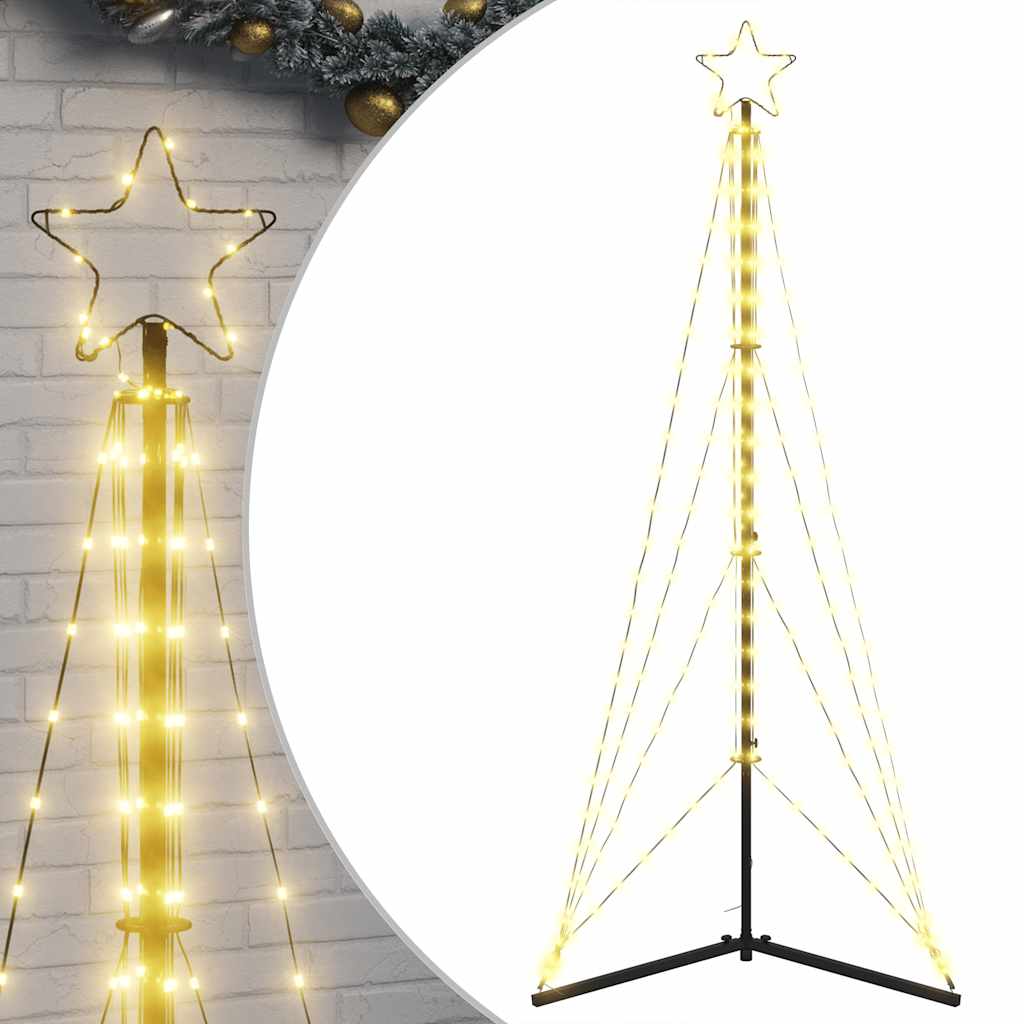 Éclairage de sapin de Noël 363 LED blanc chaud 182 cm