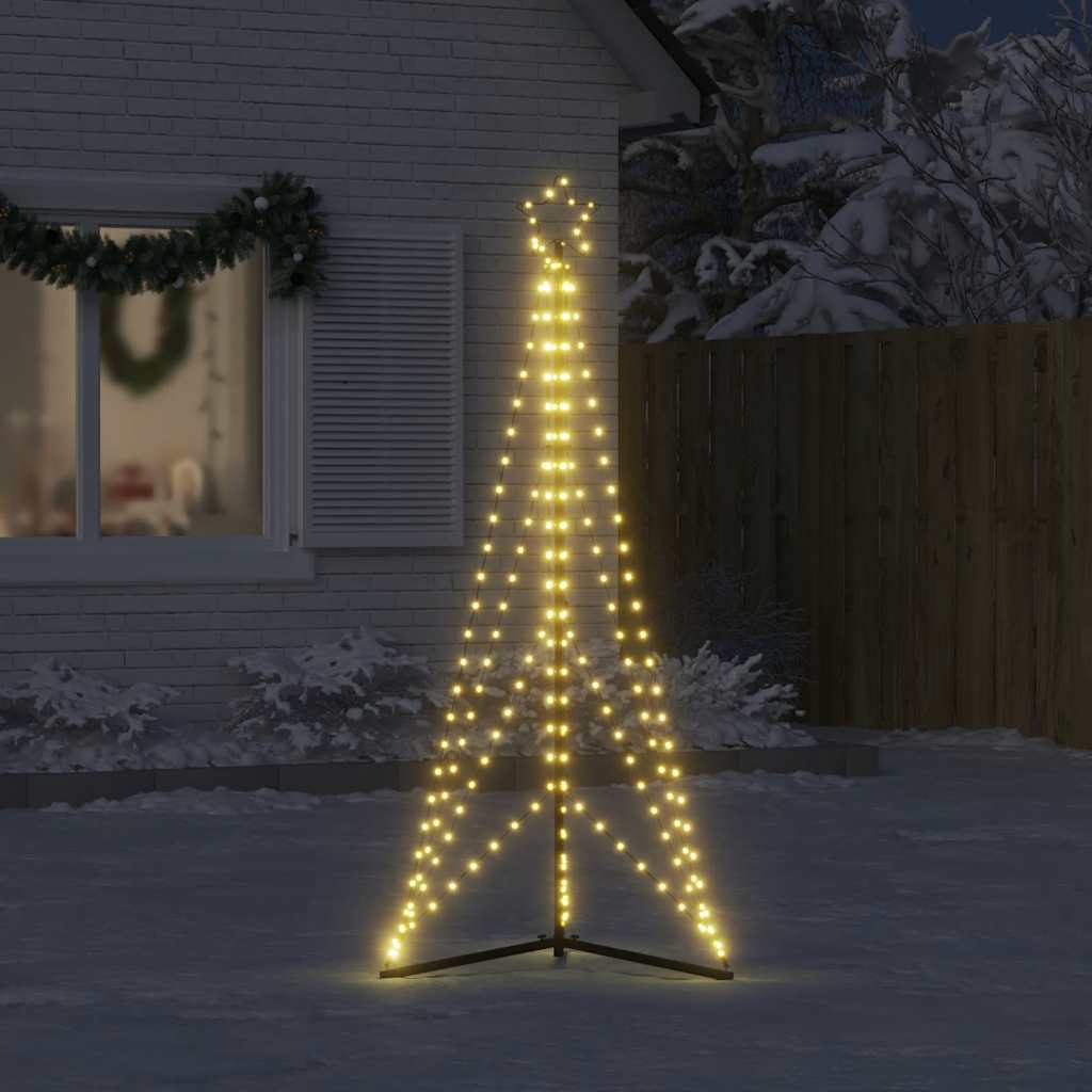 Éclairage de sapin de Noël 363 LED blanc chaud 182 cm