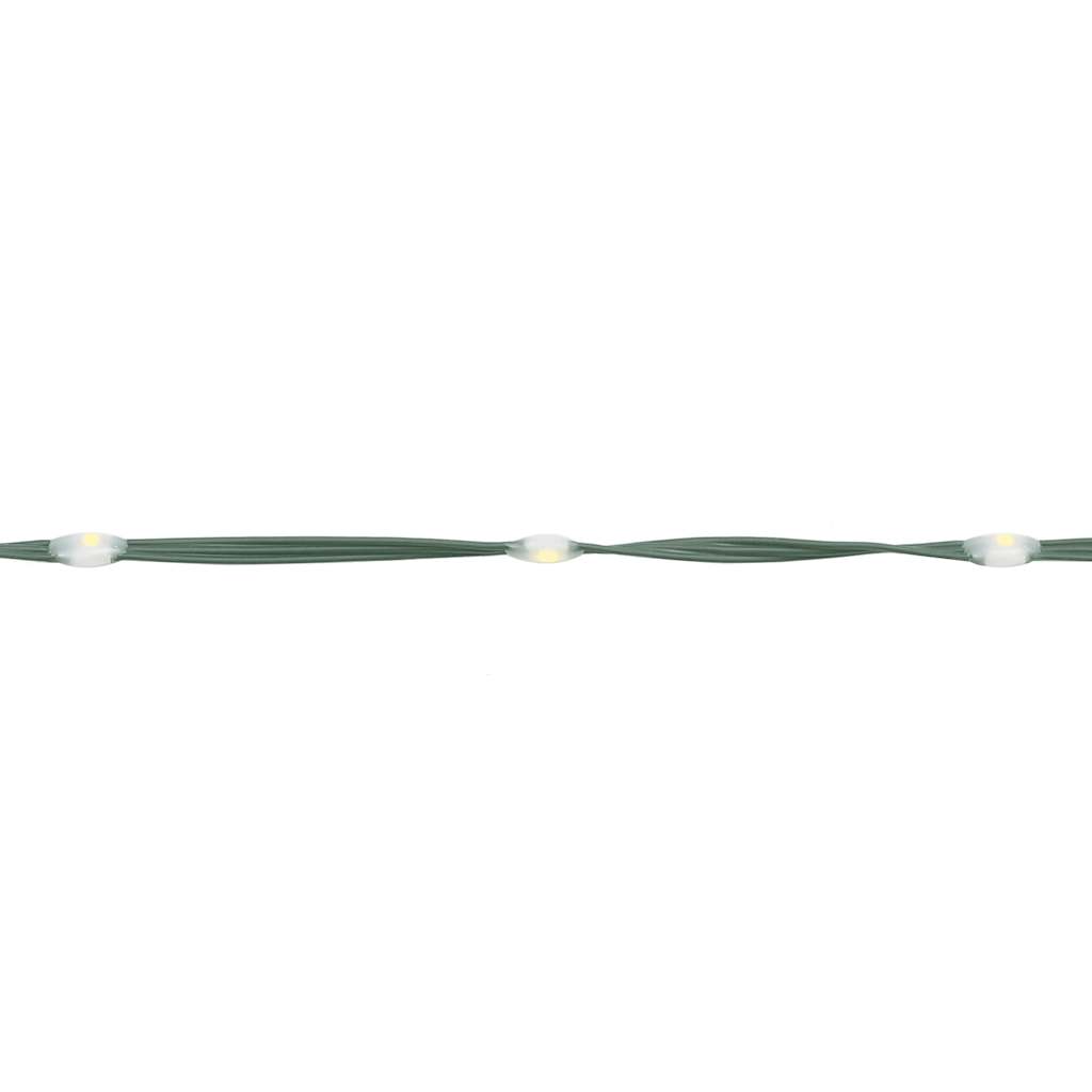 Éclairage de sapin de Noël 363 LED blanc chaud 182 cm