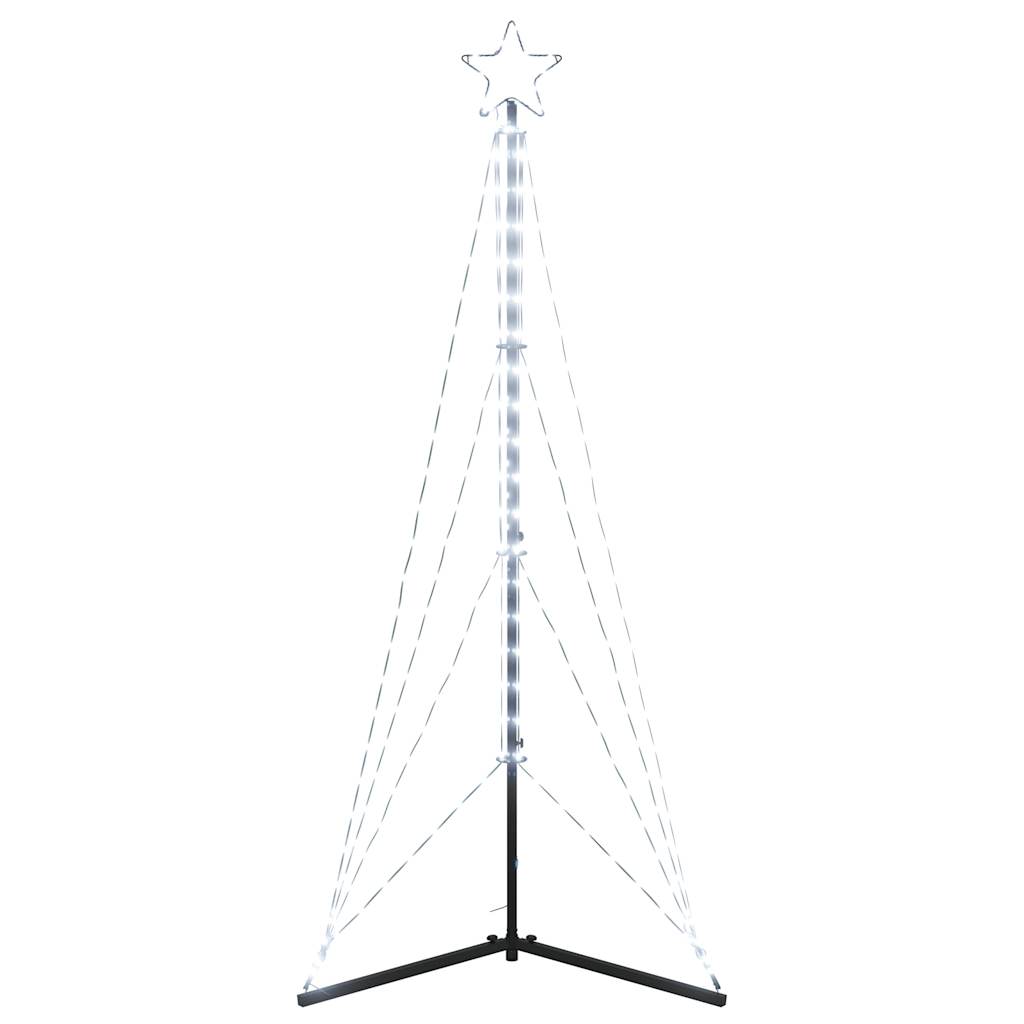 Éclairage de sapin de Noël 363 LED blanc froid 182 cm