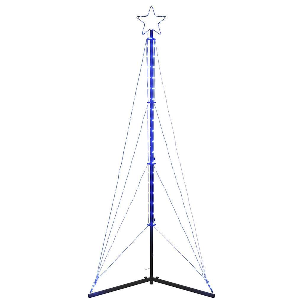 Éclairage de sapin de Noël 363 LED bleu 182 cm