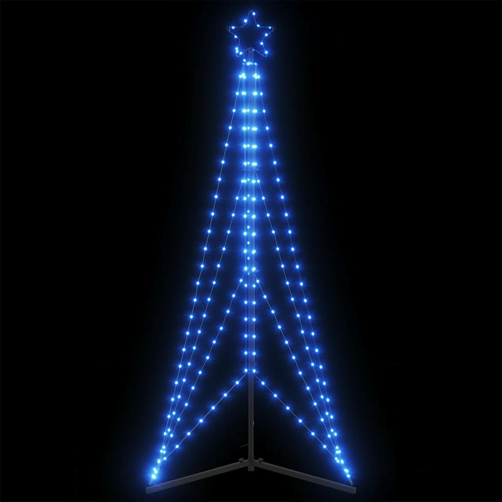 Éclairage de sapin de Noël 363 LED bleu 182 cm