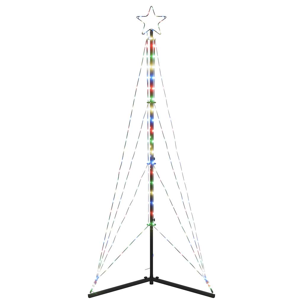 Éclairage de sapin de Noël 363 LED multicolores 182 cm