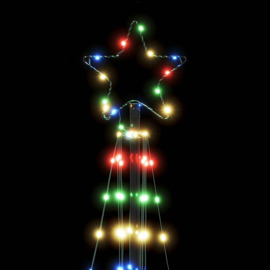 LED Weihnachtsbaum 363 LEDs Mehrfarbig 182 cm