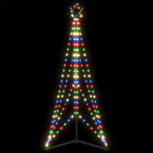 Éclairage de sapin de Noël 363 LED multicolores 182 cm