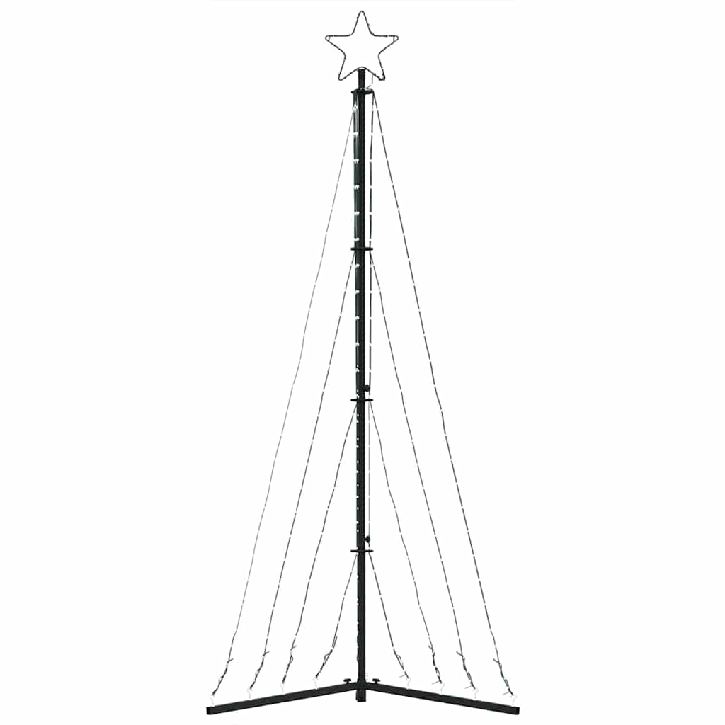 LED Weihnachtsbaum 339 LEDs Kaltweiß 187 cm