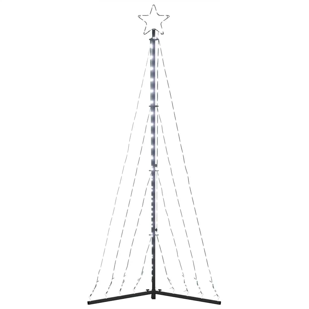 LED Weihnachtsbaum 339 LEDs Kaltweiß 187 cm