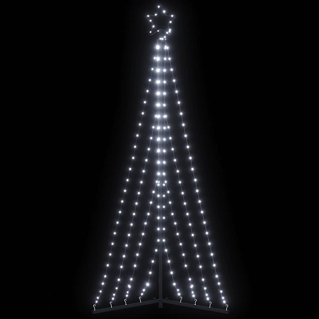 LED Weihnachtsbaum 339 LEDs Kaltweiß 187 cm