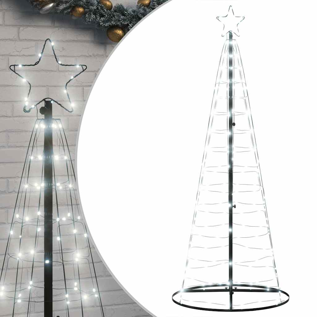 LED Weihnachtsbaum 200 LEDs Kaltweiß 182 cm