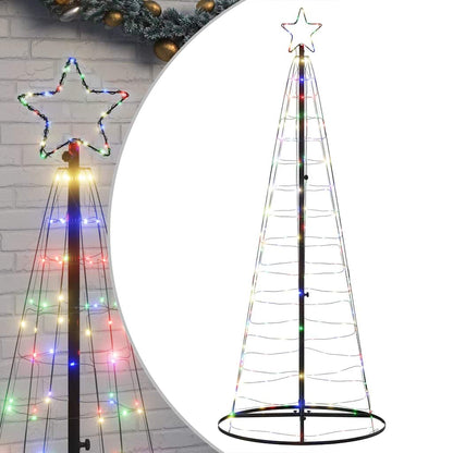 LED Weihnachtsbaum 200 LEDs Mehrfarbig 180 cm