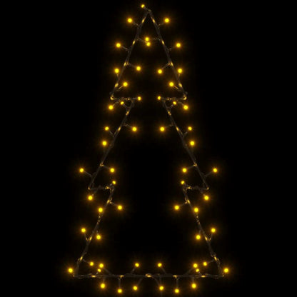 Weihnachtsbeleuchtung Weihnachtsbaum-Silhouette 80 LEDs