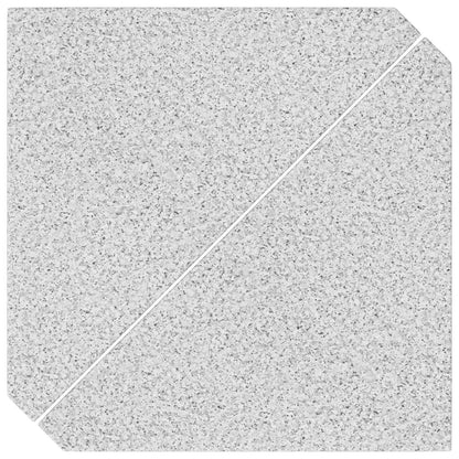 Schirmgewichtsscheiben 2 Stk. Grau Granit Dreieckig 14 kg