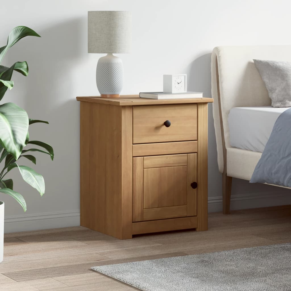 Bedside table Panama 46x40x57 cm solid pine wood