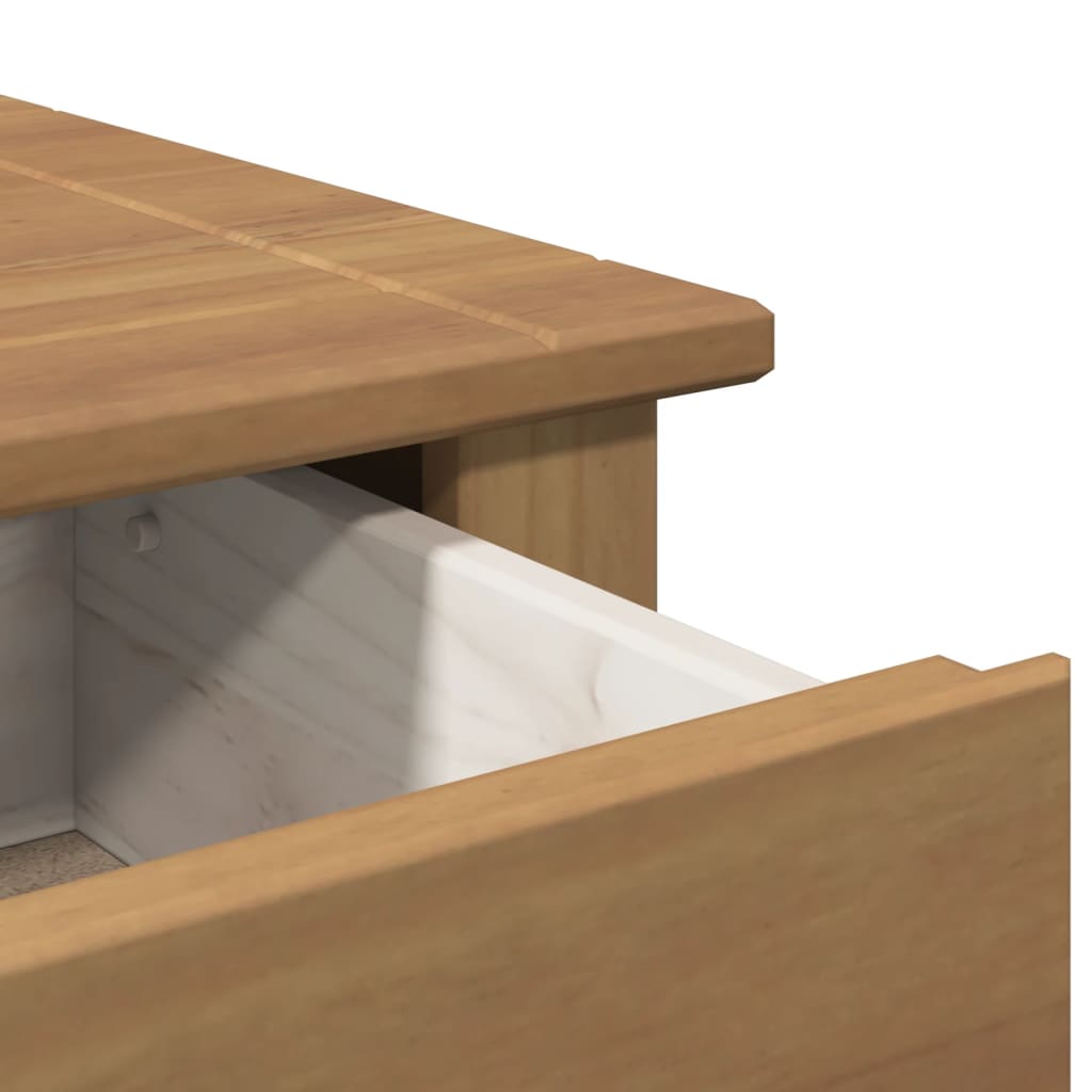 Bedside table Panama 46x40x57 cm solid pine wood
