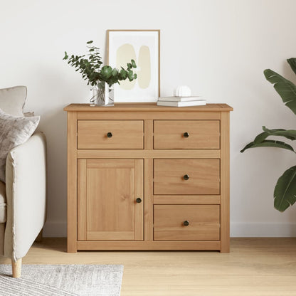 Sideboard mit Schubladen PANAMA 93x40x80 cm Massivholz Kiefer