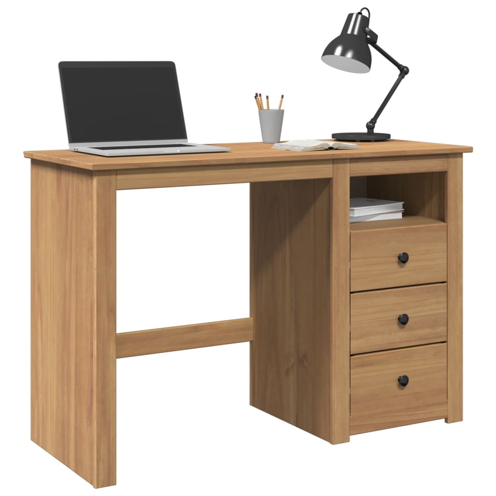 Bureau Panama 112x45x75 cm en bois de pin massif