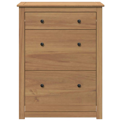 Schuhschrank PANAMA 80x35x105 cm Massivholz Kiefer
