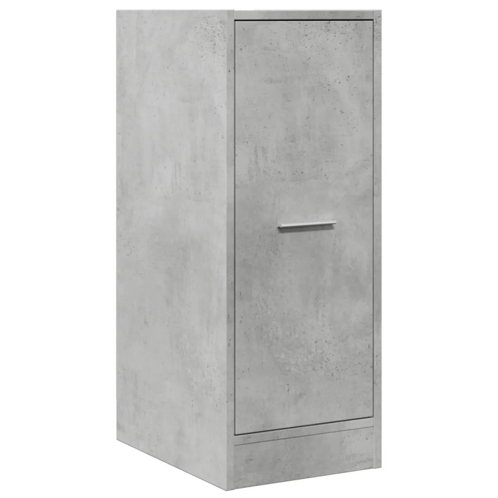 Armoire d'apothicaire gris béton 30x41x77,5 cm en bois