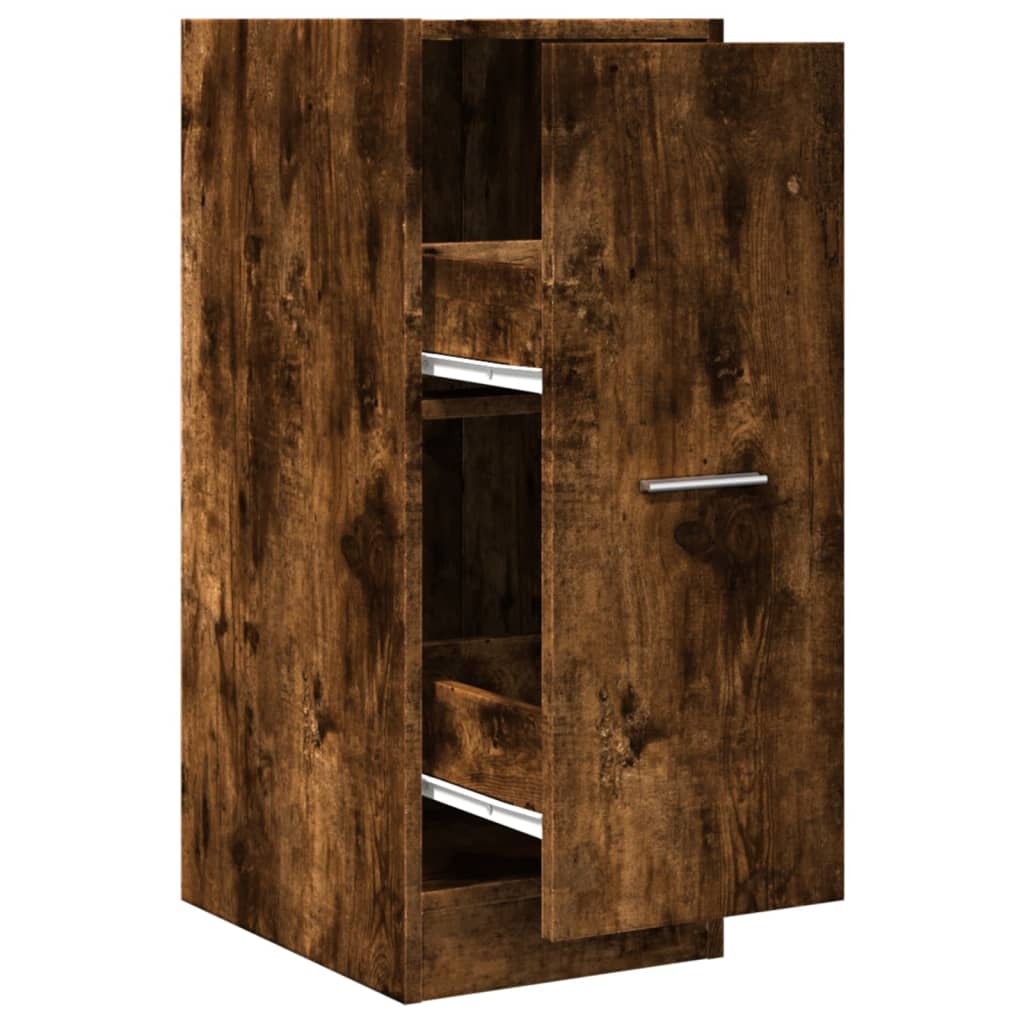 Armoire d'apothicaire chêne fumé 30x41x77,5 cm en bois