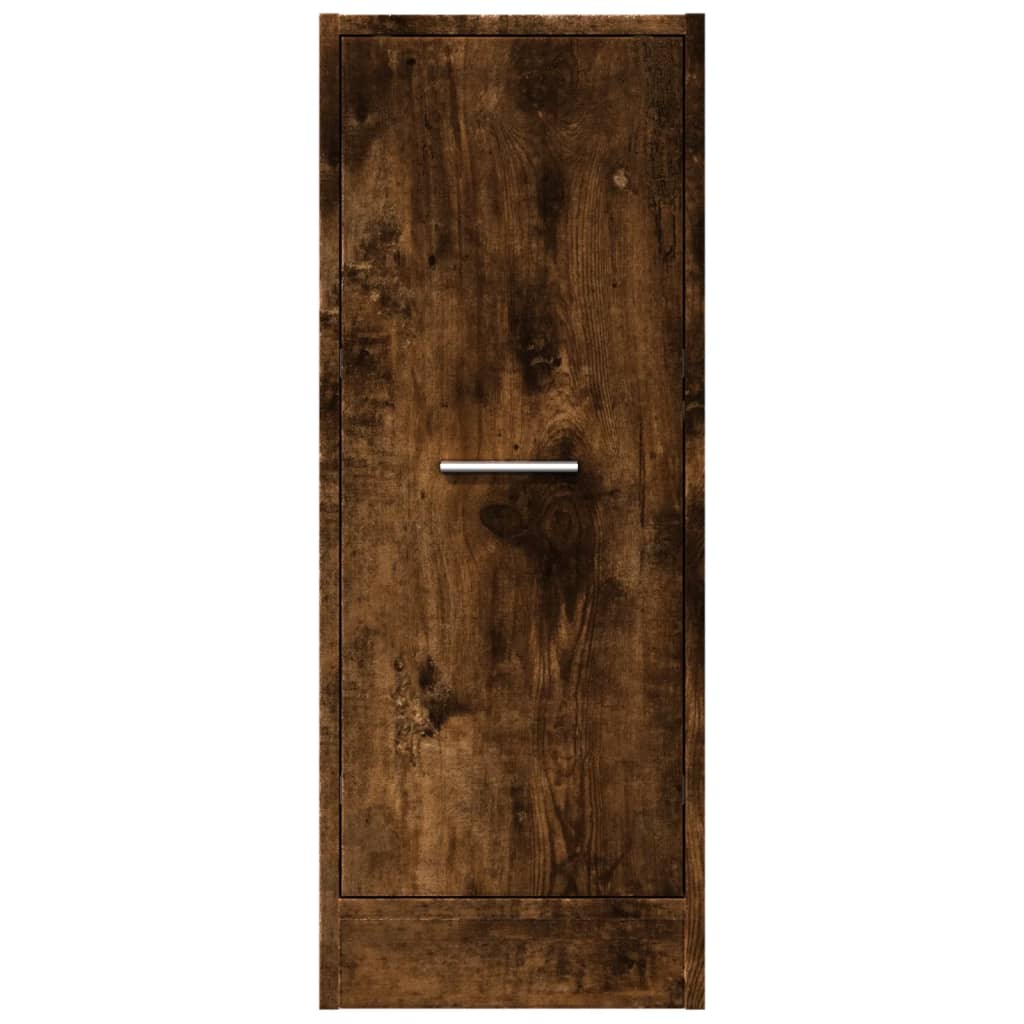 Armoire d'apothicaire chêne fumé 30x41x77,5 cm en bois