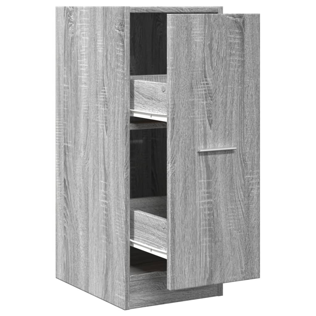 Armoire d'apothicaire gris Sonoma 30x41x77,5 cm en bois