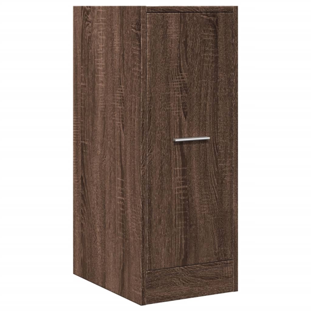 Armoire d'apothicaire aspect chêne brun 30x41x77,5 cm en bois