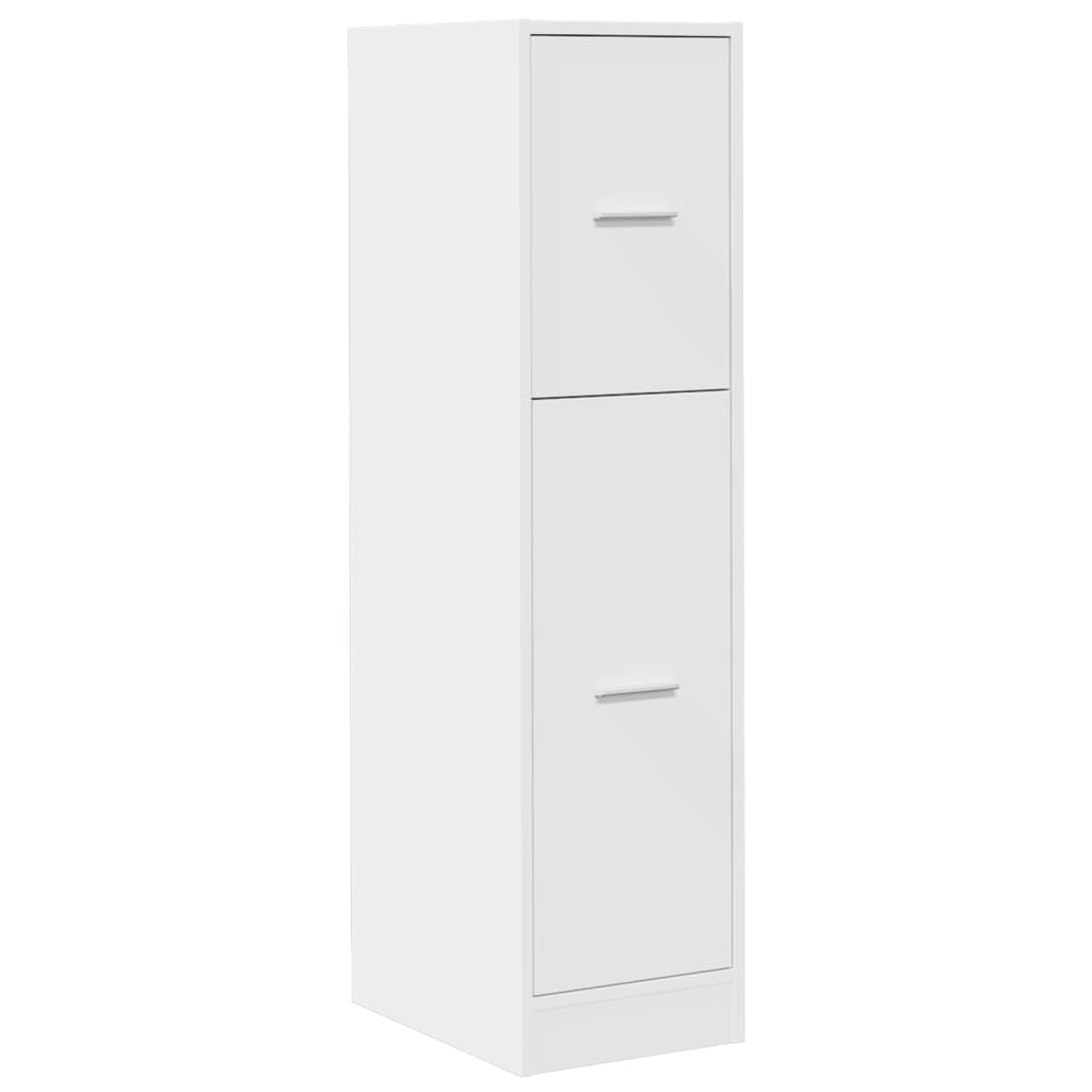 Armoire d'apothicaire blanc 30x41x118 cm en bois